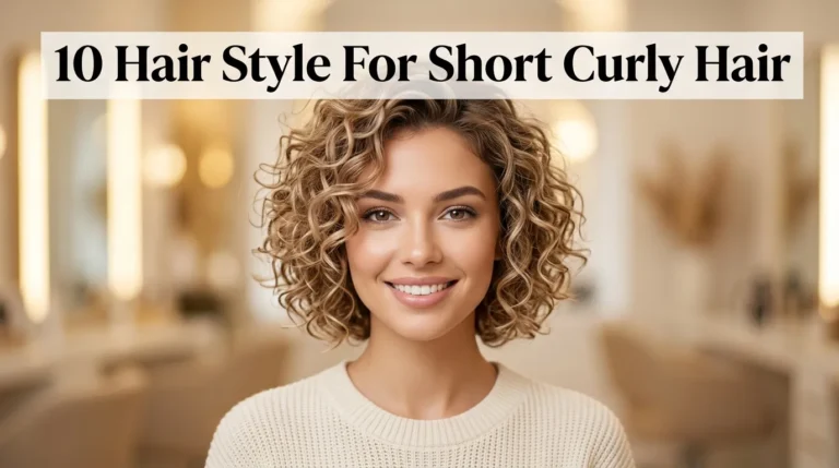 10 Hair Style For Short Curly Hair