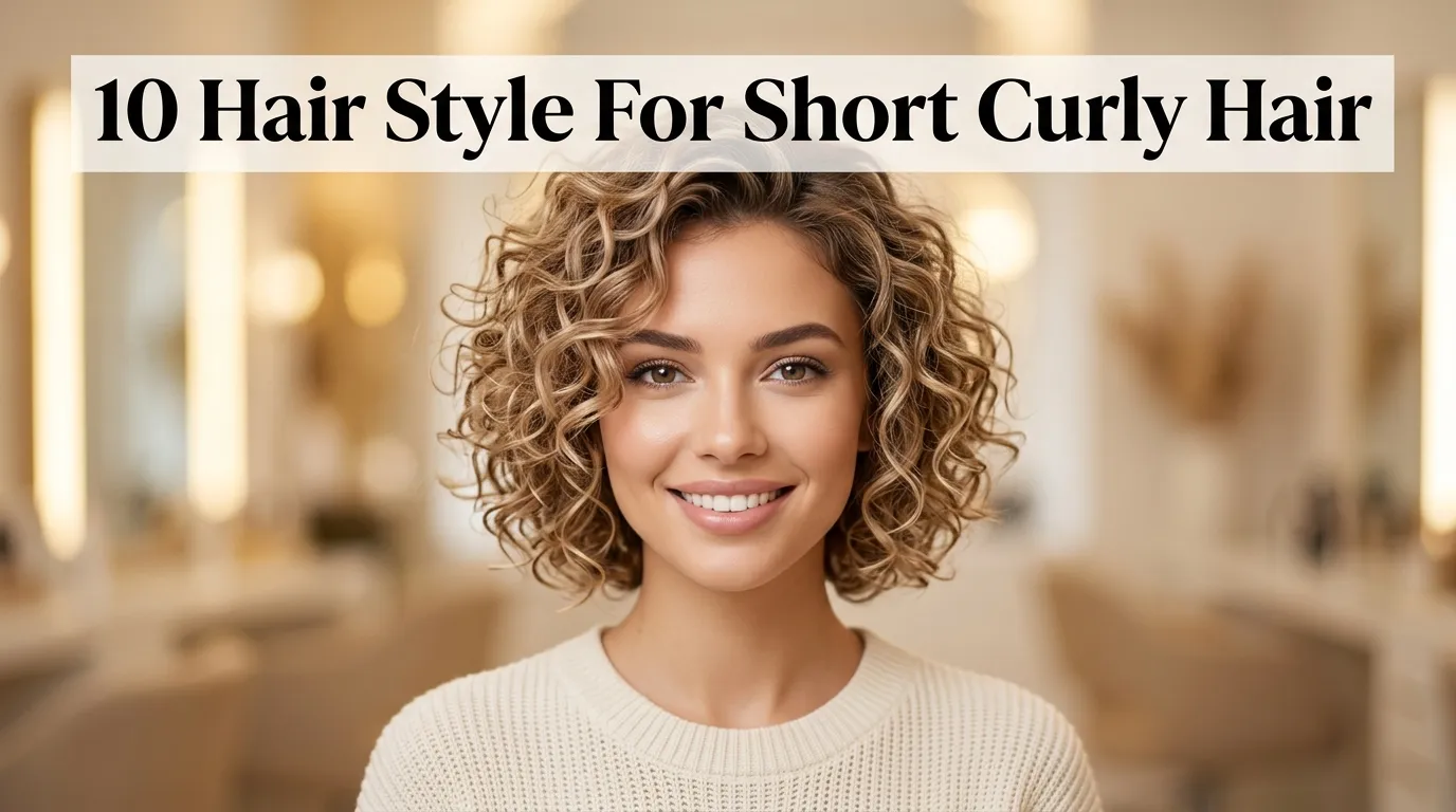 10 Hair Style For Short Curly Hair