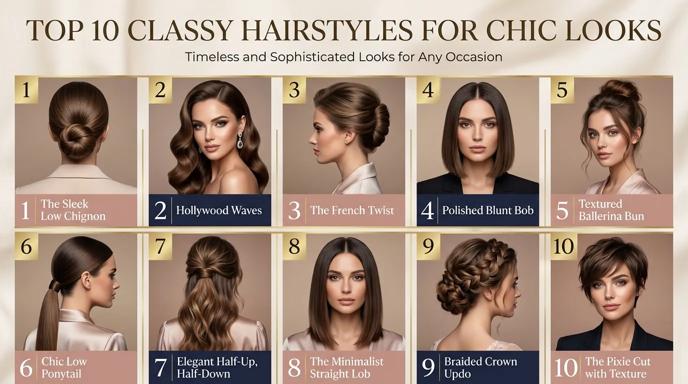 Top 10 Classy Hair: Do Chic Styles