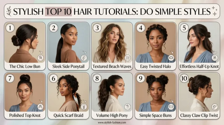 Top 10 Hair Tutorials: Do Simple Styles