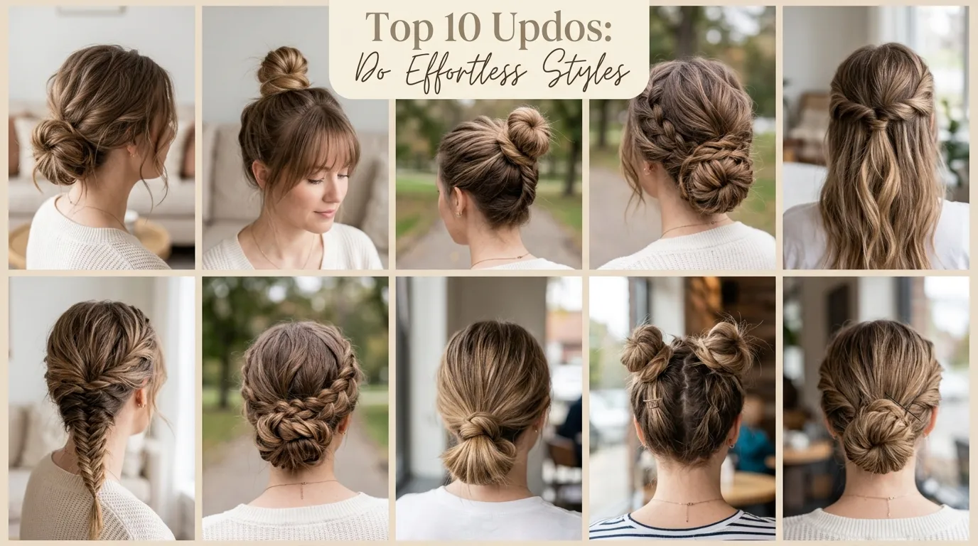 Top 10 Updos: Do Effortless Styles