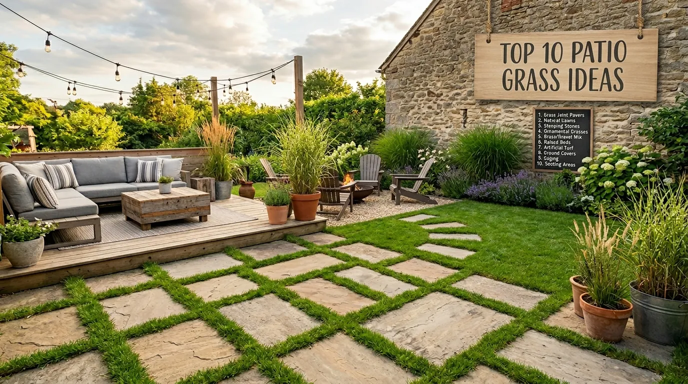 Top 10 Patios: Do Outdoor Grass Ideas