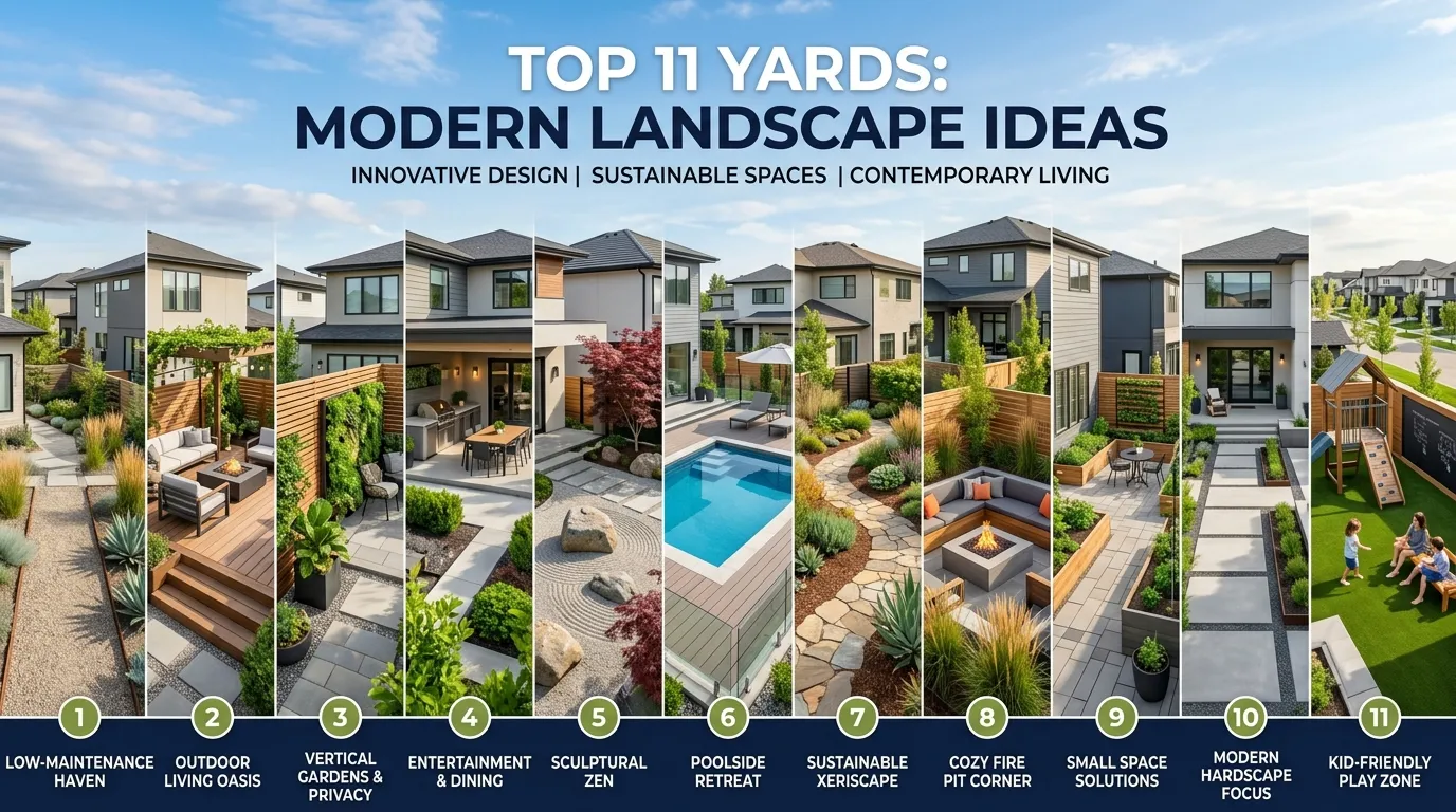 Top 11 Yards: Do Modern Landscape Ideas