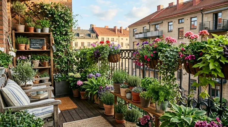 10 Balcony Greenery: Do Plant Arrangements