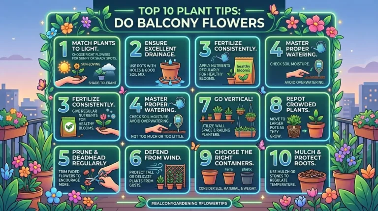 Top 10 Plant Tips: Do Balcony Flowers