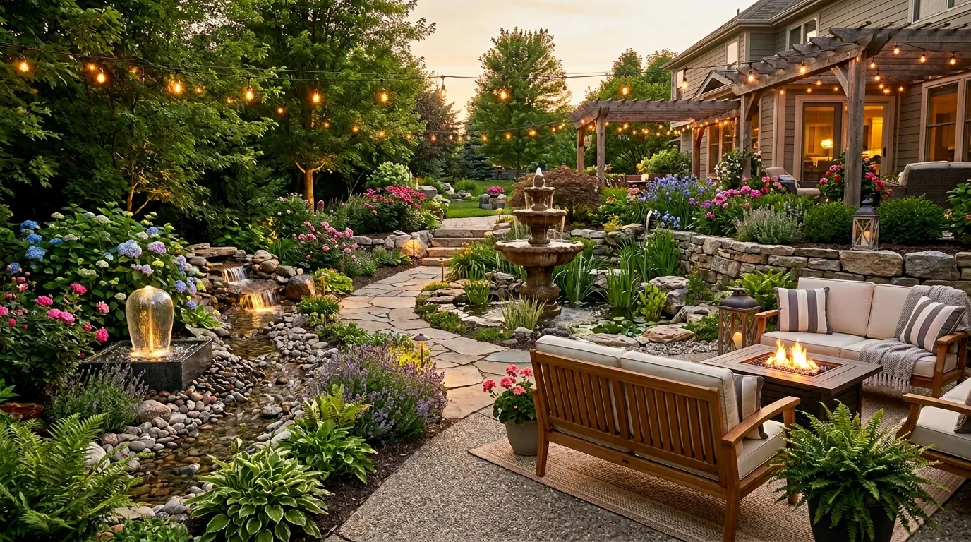 11 Backyard Water Fountain Ideas
