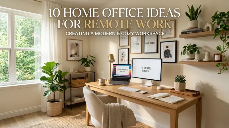 10 Home Office Ideas for Remote Work