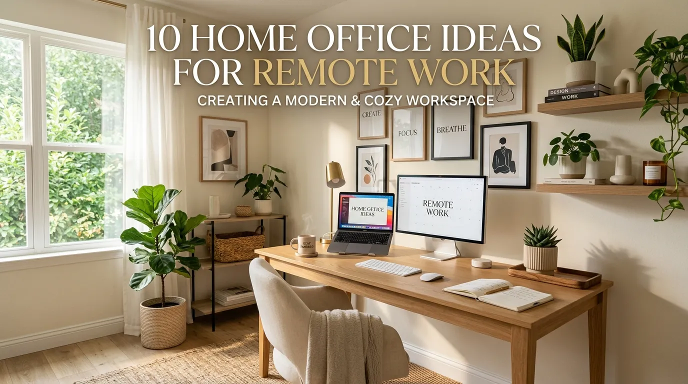 10 Home Office Ideas for Remote Work
