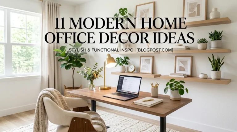 11 Modern Home Office Decor Ideas