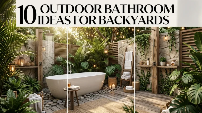 10 Outdoor Bathroom Ideas for Backyards