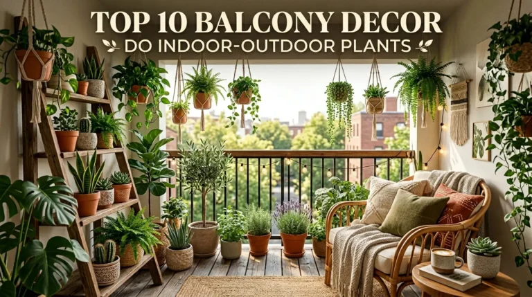 Balcony Decor: Do Indoor-Outdoor Plants