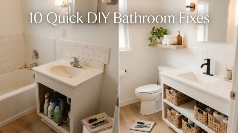 10 Quick DIY Bathroom Fixes