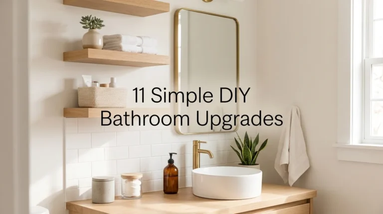 11 Simple DIY Bathroom Upgrades