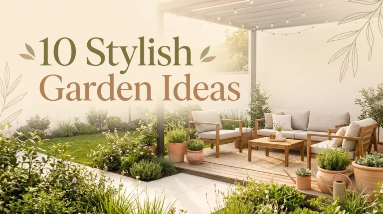 10 Stylish Garden Ideas