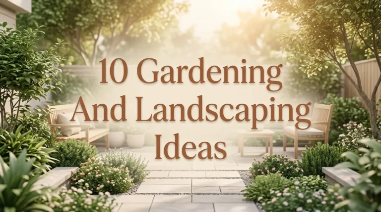 10 Gardening And Landscaping Ideas