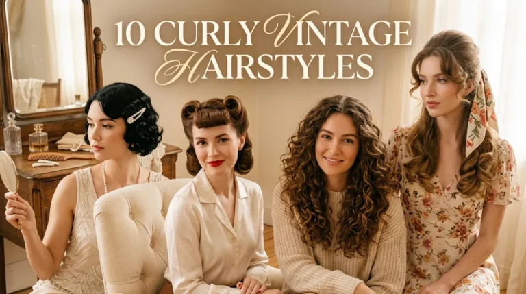 10 Curly Vintage Hairstyles