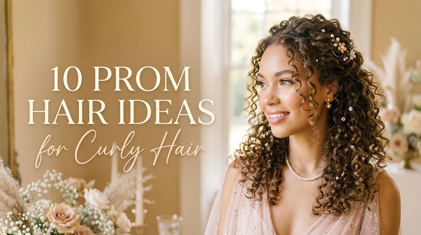 10 Prom Hair Ideas For Curly Hair