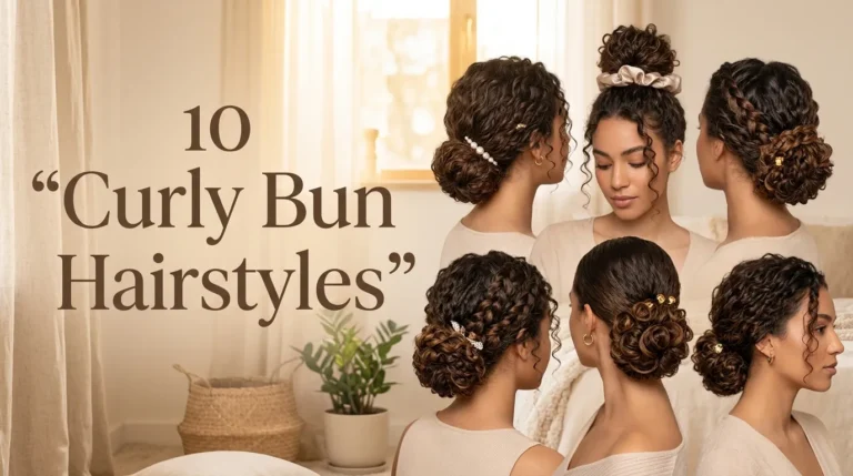 10 Curly Bun Hairstyles