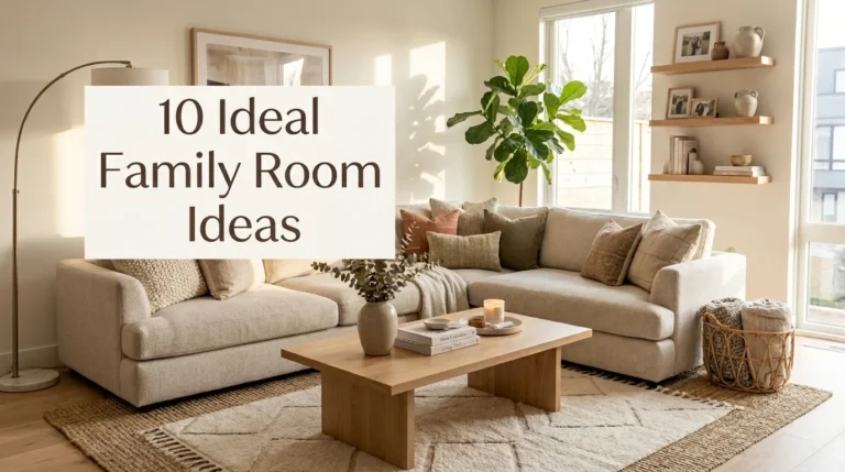 10 Ideal Family Room Ideas