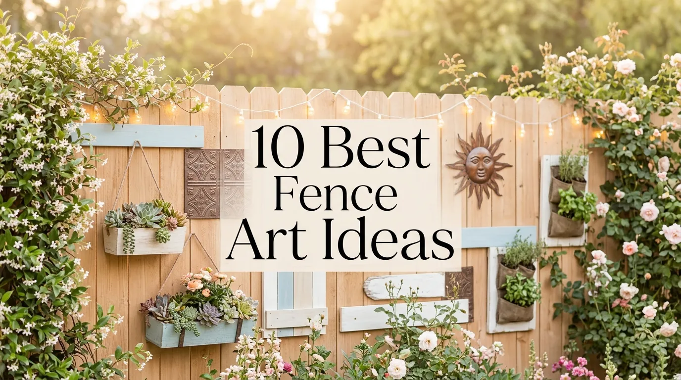 10 Best Fence Art Ideas