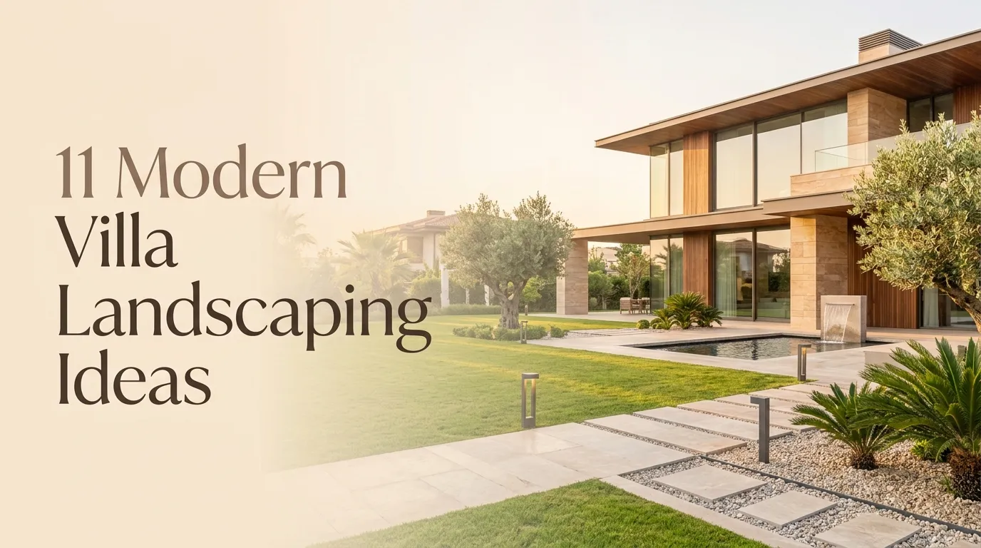11 Modern Villa Landscaping Ideas