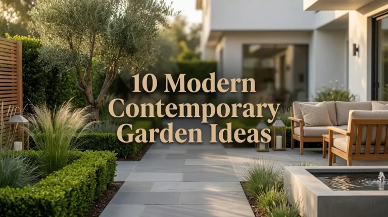 10 Modern Contemporary Garden Ideas