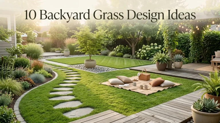 10 Backyard Grass Design Ideas