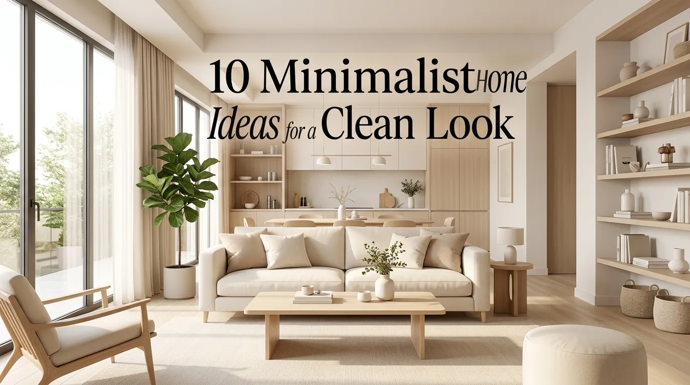 10 Minimalist Home Ideas for a Clean Look