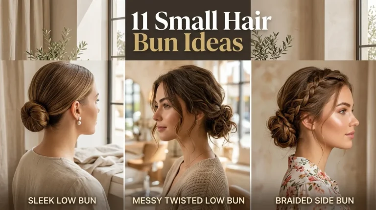 11 Small Hair Bun Ideas