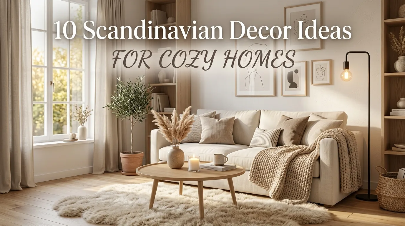 10 Scandinavian Decor Ideas for Cozy Homes