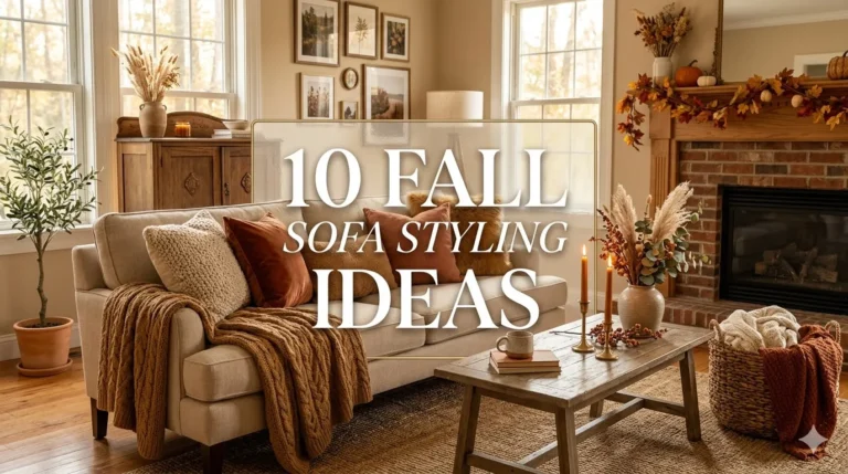 10 Fall Sofa Styling Ideas