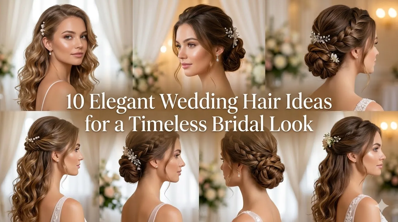 10 Elegant Wedding Hair Ideas