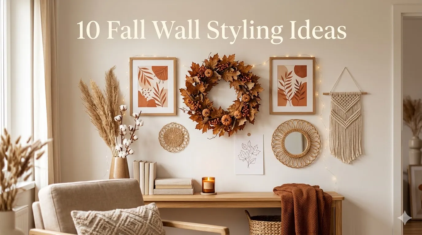 10 Fall Wall Styling Ideas