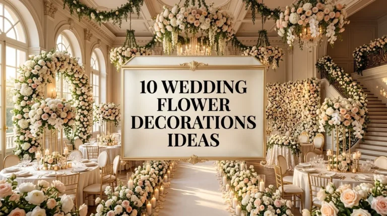 10 Wedding Flower Decorations Ideas