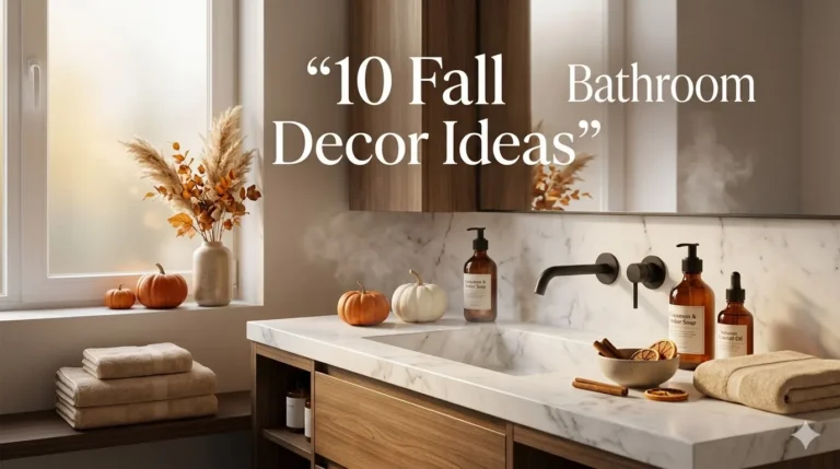 10 Fall Bathroom Decor Ideas