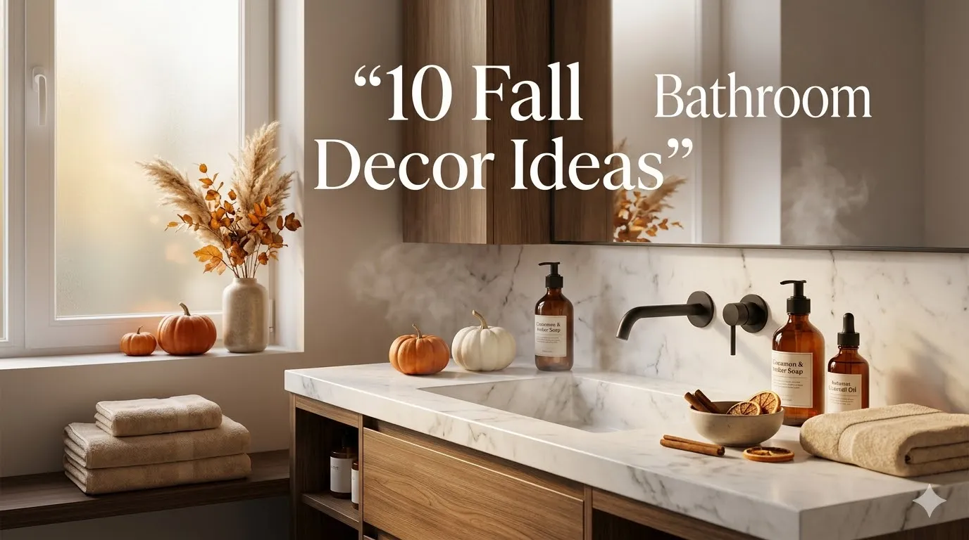 10 Fall Bathroom Decor Ideas