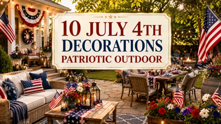 10 July 4th Decorations Patriotic Outdoor