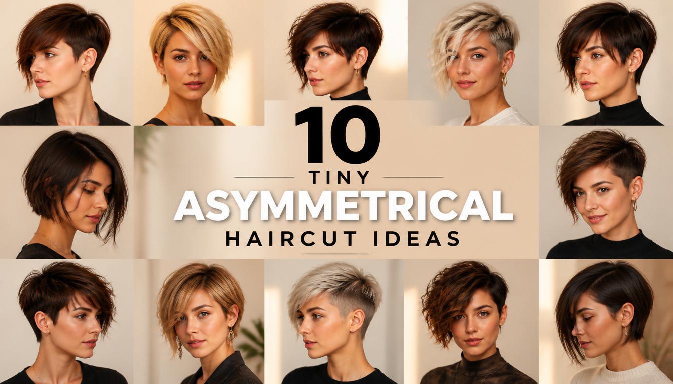 10 Tiny Asymmetrical Haircut Ideas