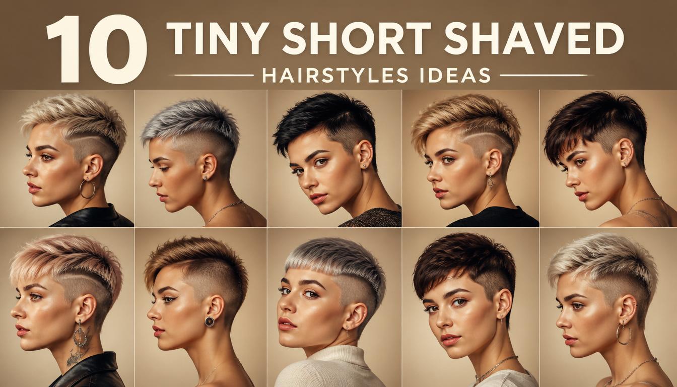 10 Tiny Short Shaved Hairstyles Ideas