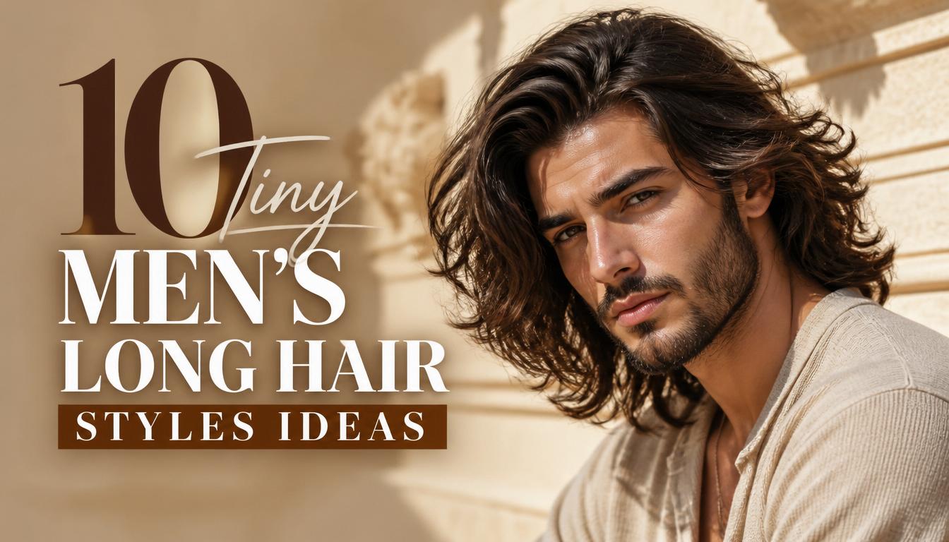 10 Tiny Men's Long Hair Styles Ideas