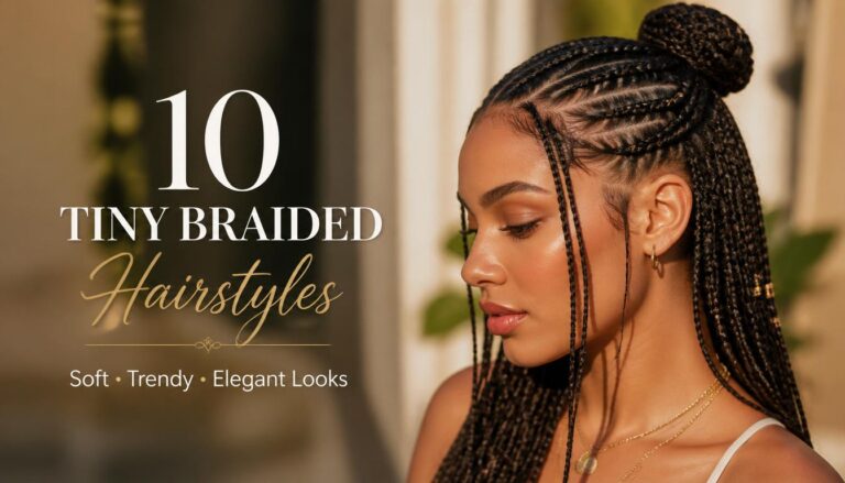 10 Tiny Braided Hairstyles Ideas