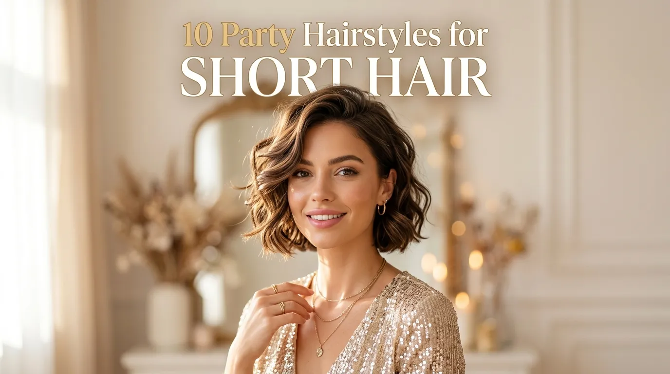 10 Hair Style For Short Hair Party