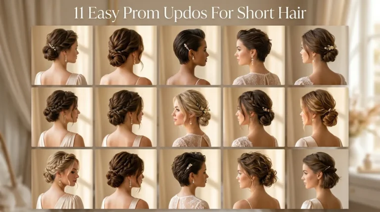 11 Easy Prom Updos For Short Hair