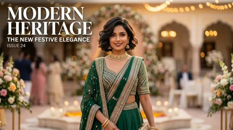 11 Short Hairstyles With Lehenga