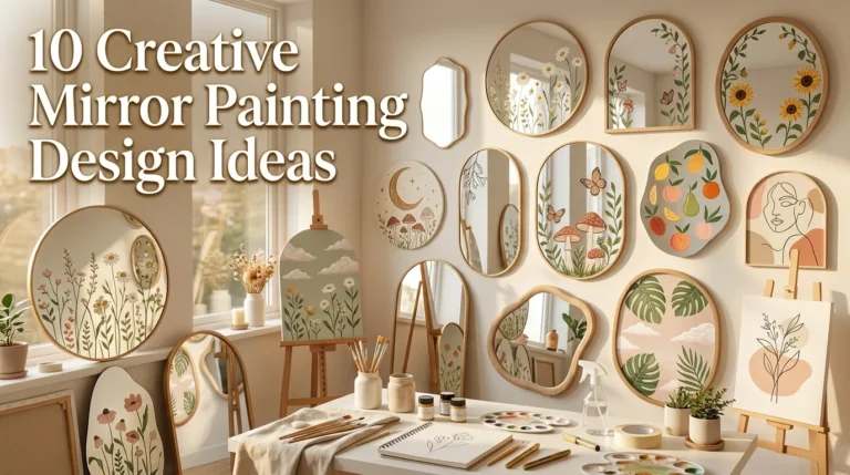 10 Creative Mirror Painting Design Ideas