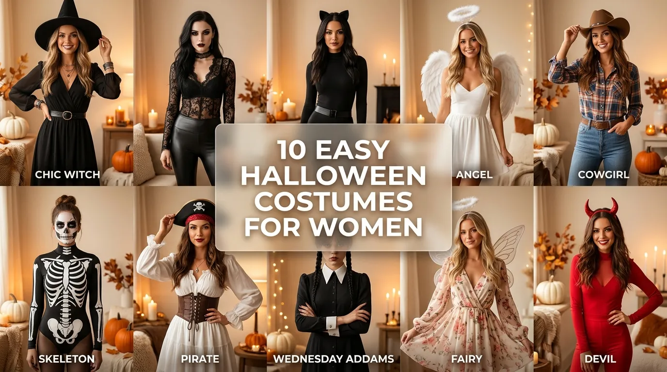 10 Easy Halloween Costumes For Women