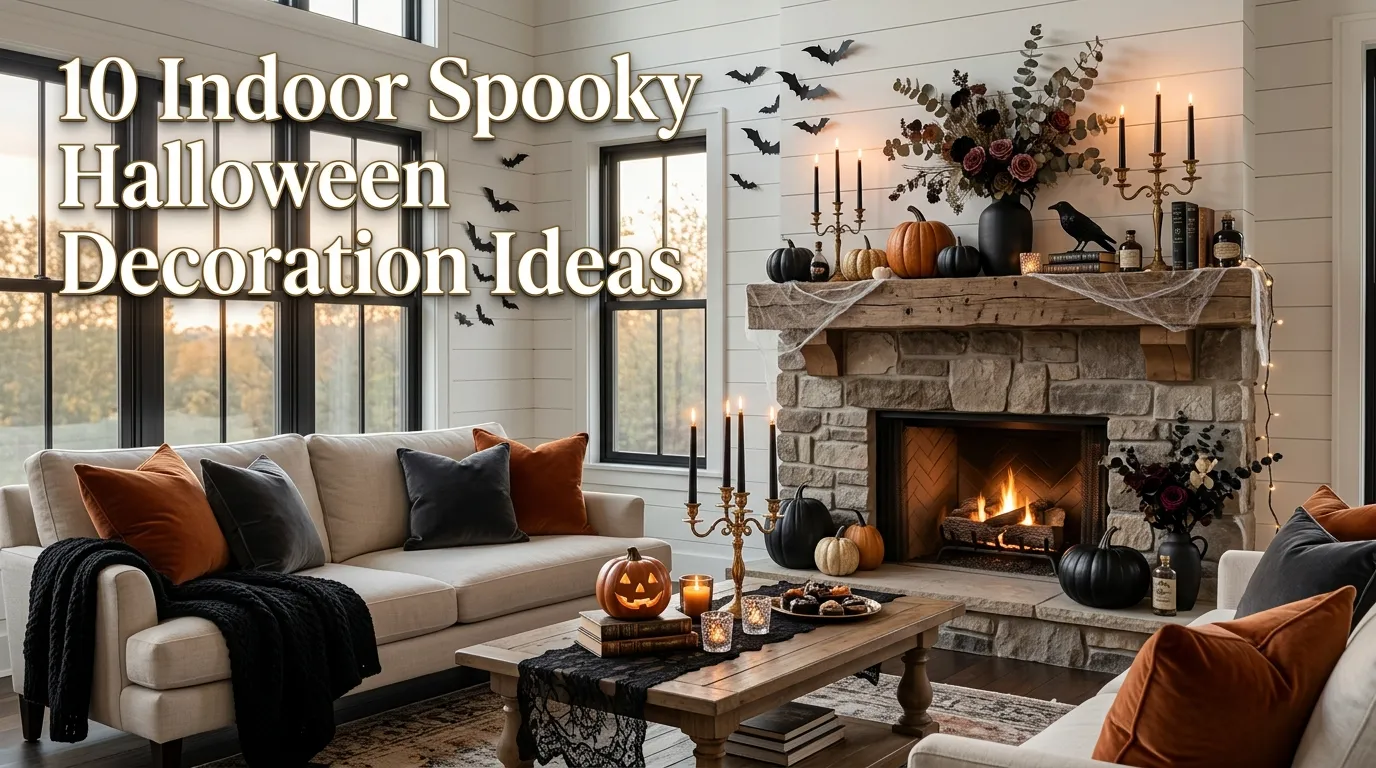 10 Halloween Decorations Indoor Spooky Ideas