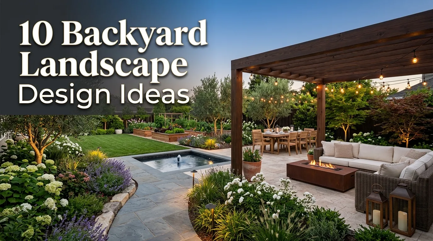 10 Backyard Landscape Design Ideas