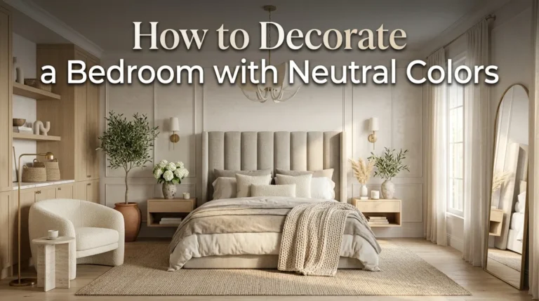 How to Decorate a Bedroom with Neutral Colors