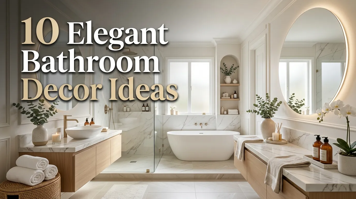 10 Elegant Bathroom Decor Ideas